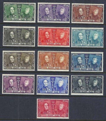 België 1925/1931 - selectie volledige reeksen uit de periode, Gestempeld