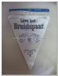 Vlaggenlijn Leve het Bruidspaar 10 meter, Nieuw
