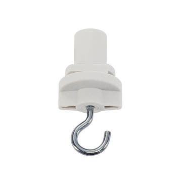 3-Fase - Adapter met Haak - Wit, Verzenden