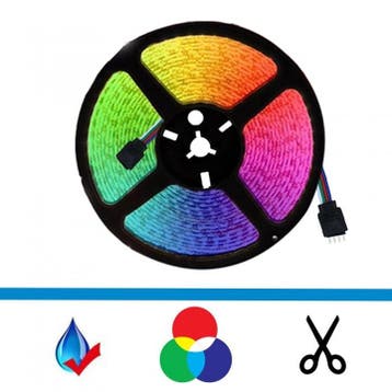 Extra Lang - LED Strip RGB - Losse ROL van 20 meter - 24V -, Verzenden, Nieuw