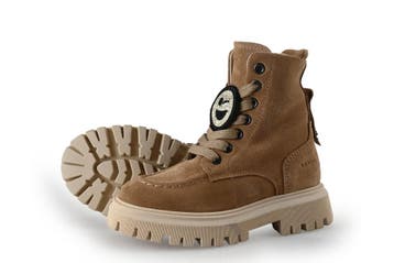 Nubikk Veterboots Meisjes in maat 25 Bruin, Kinderen en Baby's, Verzenden, Jongen of Meisje, Nubikk, Schoenen