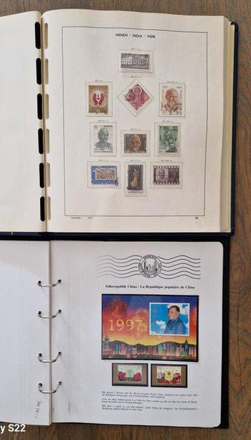 HONGKONG & INDIA 1965/1997 - Postfris HongKong (Back to, Gestempeld