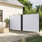 vidaXL Windscherm uittrekbaar 180x1000 cm wit, Verzenden