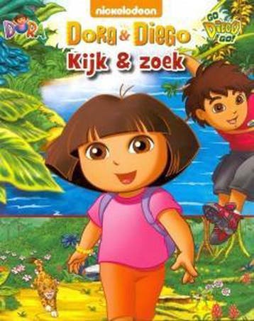 Kijk en zoek / Dora & Diego 9789089413550, Livres, Livres pour enfants | Jeunesse | 10 à 12 ans, Verzenden