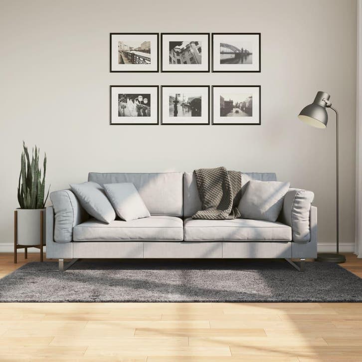 vidaXL Vloerkleed HUARTE laagpolig zacht wasbaar 120x170 cm, Maison & Meubles, Ameublement | Tapis & Moquettes, Envoi