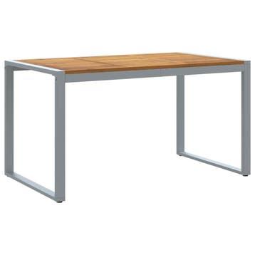 Tuintafel 140x80cm: direct je terras upgraden met 59% kor..., Tuin en Terras, Verzenden, Gebruikt, Rechthoekig, Hout