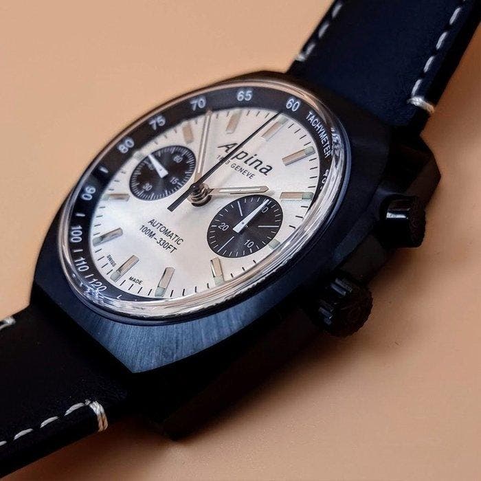 Alpina - Startimer Pilot Heritage Chronograph -, Handtassen en Accessoires, Horloges | Heren