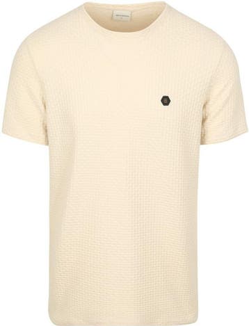 No-Excess T-Shirt Jacquard Ecru maat Maat 52/54 (L) Heren, Verzenden, Nieuw, Maat 52/54 (L), No Excess