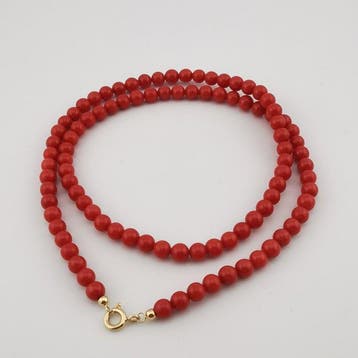 Corail - autre - Collier - lartisanat italien, Verzamelen