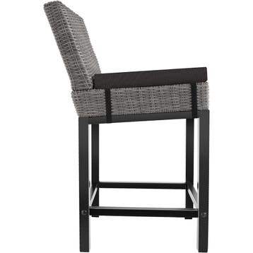 Wicker barkruk Latina - grijs, Tuin en Terras, Verzenden, Nieuw