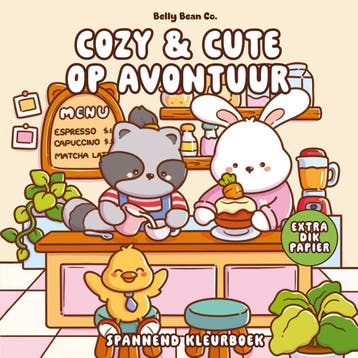 Cozy & cute kleurboek Belly Bean Co. - Cozy & cute op avontu, Verzenden