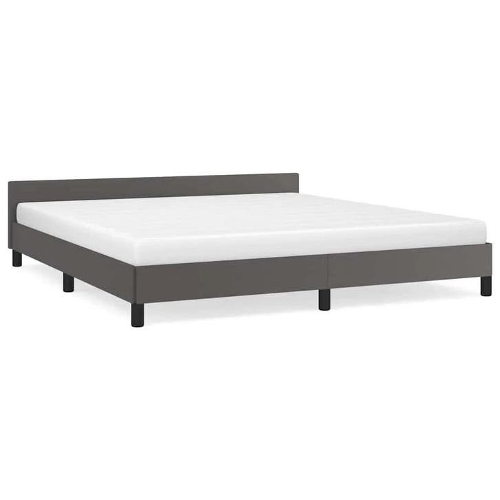 Bedframe 160x200 grijs | 35% korting | Retour deal, Huis en Inrichting, Slaapkamer | Bedden, 160 cm, 200 cm, Grijs, Zo goed als nieuw