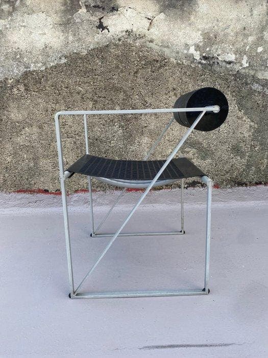 Alias - Mario Botta - Seconda - Stoel - Plastic, Aluminium, Antiquités & Art, Antiquités | Meubles | Chaises & Canapés