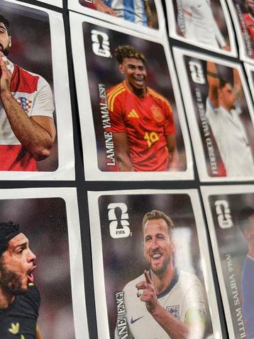 2026 Coca-Cola World Cup Lamine Yamal Sticker - 12 Ensemble, Nieuw