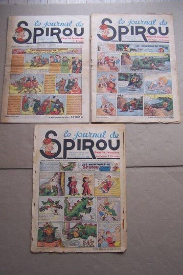 Spirou (magazine) - 17 Magazines - EO - 1939/1940, Nieuw