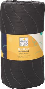 2dekans | Vitality Pur - Luxe Katoenen Bedsprei - 2 persoons, Ophalen of Verzenden, Nieuw