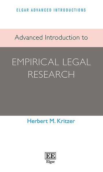 Elgar Advanced Introductions series- Advanced Introduction, Verzenden, Herbert M. Kritzer