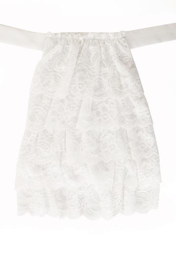 KIMU® Jabot Kanten Kraag Wit Crème Klassiek Vintage Victoria, Ophalen of Verzenden