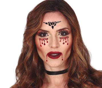 Halloween Plak Diamantjes Vampier, Verzenden, Nieuw