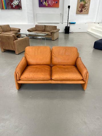 de Sede - Canapé - ds 61 - Bois, Cuir