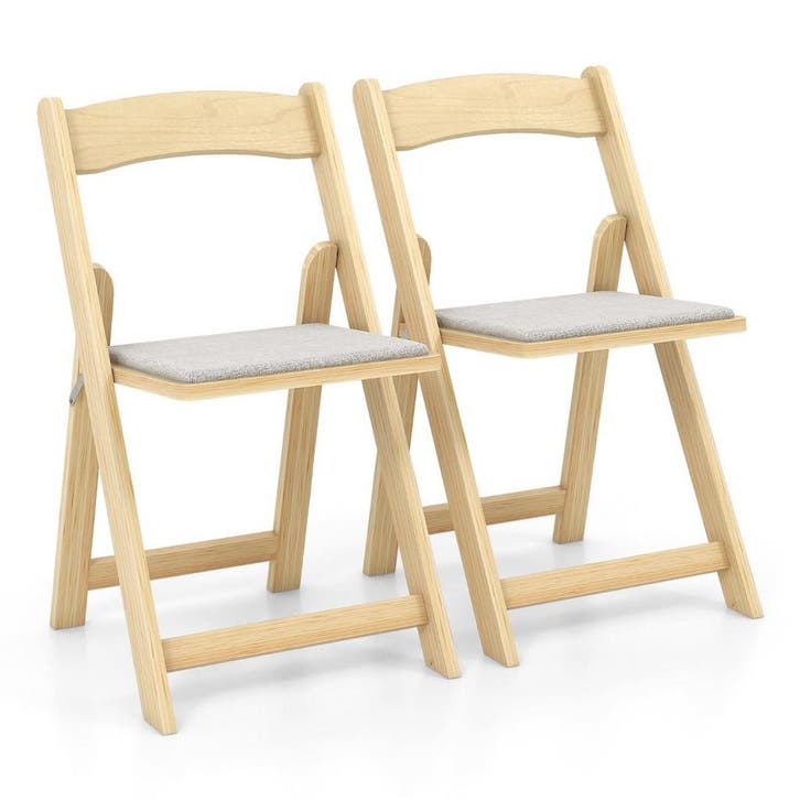 2dekans | Coast Set van 2 Opvouwbare Eetkamerstoelen –, Huis en Inrichting, Stoelen, Ophalen of Verzenden