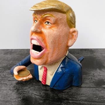 Donald Trump - Spaarpot - Gietijzer - Make America Great