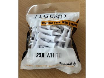 Veiling - 250x golf tees wit 31 mm 25 stuks per zakje, Sports & Fitness, Golf
