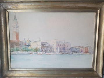 Italiaanse school (XX) - Venezia, Veduta del Bacino di San
