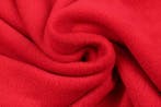 10 meter fleece stof - rood - Anti Pilling Fleece, Verzenden
