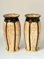 Paire de vases Art Déco “Alien Ware” – Ditmar Urbach, Antiek en Kunst