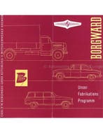 1954 BORGWARD RANGE BROCHURE DUITS