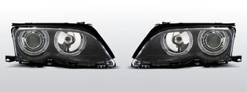 Koplampen Angel Eyes | geschikt voor BMW 3 Series E46 2001-2, Verzenden
