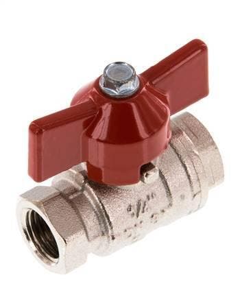 Robinet à boisseau sphérique compact à 2 voies en laiton, Verzenden