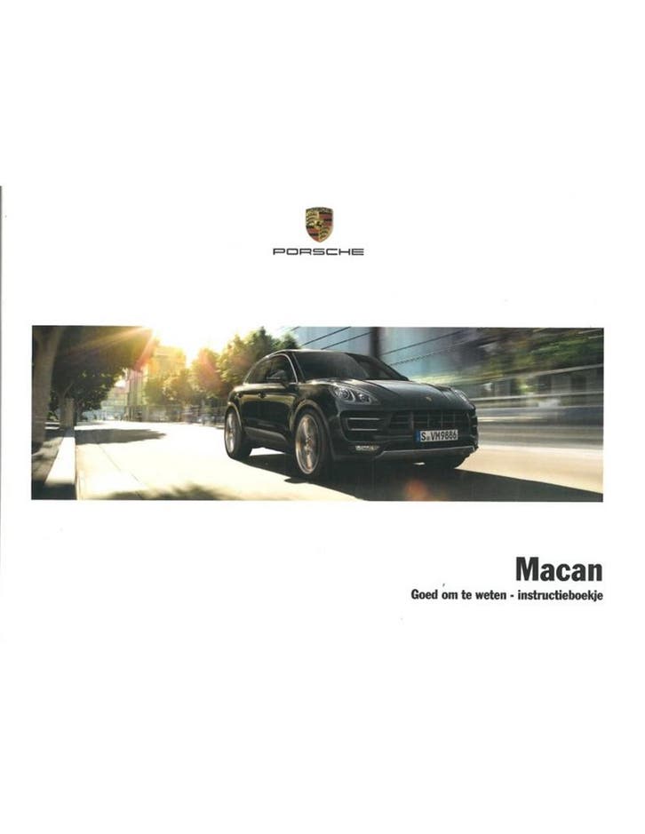 2017 PORSCHE MACAN GARANTIE & ONDERHOUD FRANS, Auto diversen, Handleidingen en Instructieboekjes, Ophalen of Verzenden