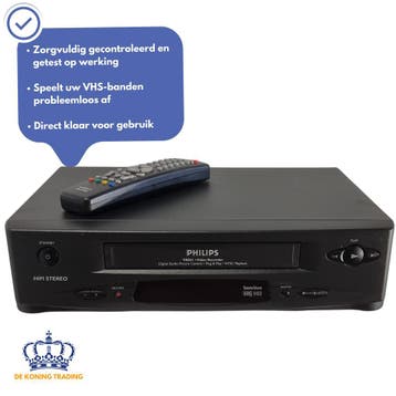 Philips VR501 | VHS Videorecorder | VHS Speler | Video Recor, Verzenden, VHS-speler of -recorder