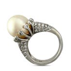 Bague - 18 carats Or blanc, Bague exclusive en or blanc 18