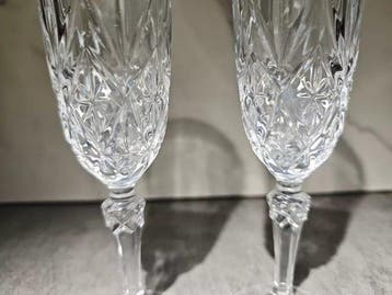 Cristal de Flandre - Wijnglas (2) - Franse kristallen