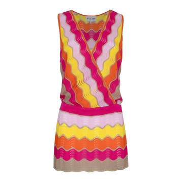 Leo & Ugo • kleurrijke zigzag top • 40 (3), Kleding | Dames, Maat 38/40 (M), Leo & Ugo, Verzenden, Nieuw