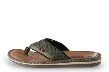 Rieker Slippers in maat 42 Groen, Slippers, Overige kleuren, Verzenden, Zo goed als nieuw