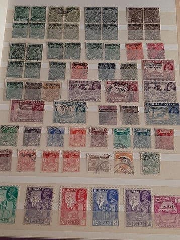 Birmanie 1901/1997 - également les collections indiennes et
