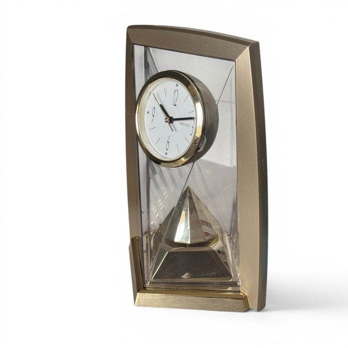 Bureauklok - Seiko Postmodern Plastic - 1980-1990 -, Antiek en Kunst, Kunst | Designobjecten