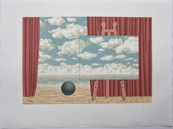 René Magritte (1898-1967) - La Belle Captive