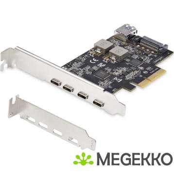 StarTech.com 5-Port USB PCIe Kaart, USB 3.2 10Gbps, PCI, Computers en Software, Verzenden, Nieuw