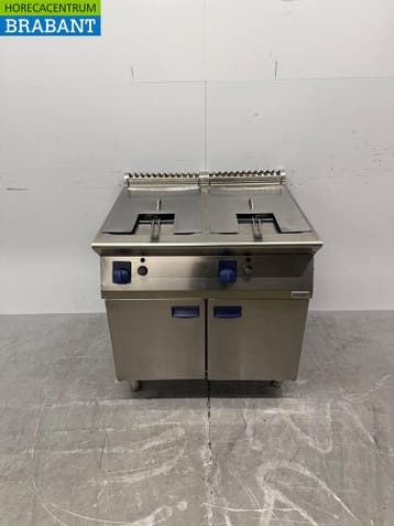 Friteuse double Electrolux en acier inoxydable 2 x 7 litres, Verzenden