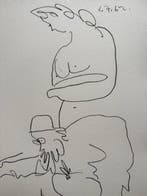 Pablo Picasso (1881-1973) - Le peintre et son modèle