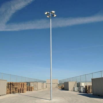 12 meter bovengronds stalen lantaarnpaal / lichtmast tbv LED, Verzenden