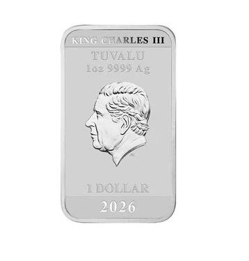 Tuvalu. 1 Dollar 2026 – Stranger Things: Season 5 – 1 oz