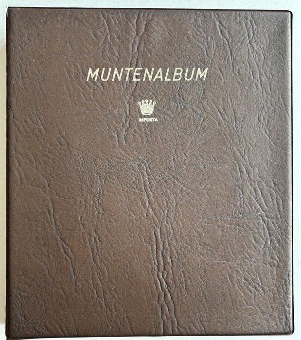 België. 1861/1998 album met Belgische munten in munthouder,, Timbres & Monnaies, Monnaies | Pays-Bas