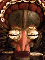 Traditionele We/Gla-masker - Ivoorkust (Zonder minimumprijs)
