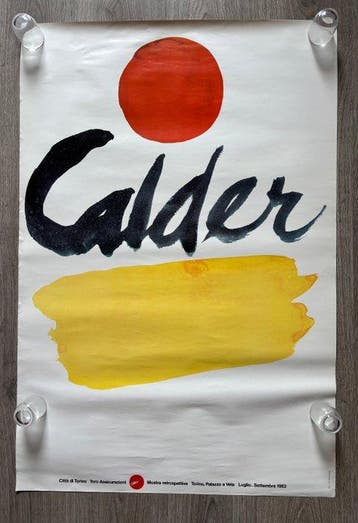 Alexander Calder - Prima Edizione Originale 1983 – Manifesto